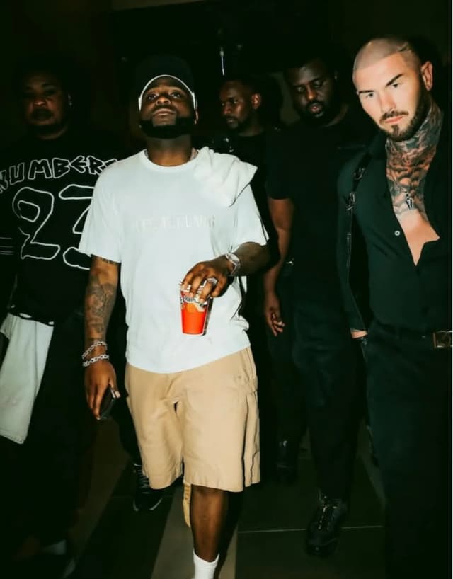 Ricky with Davido, Nigeria