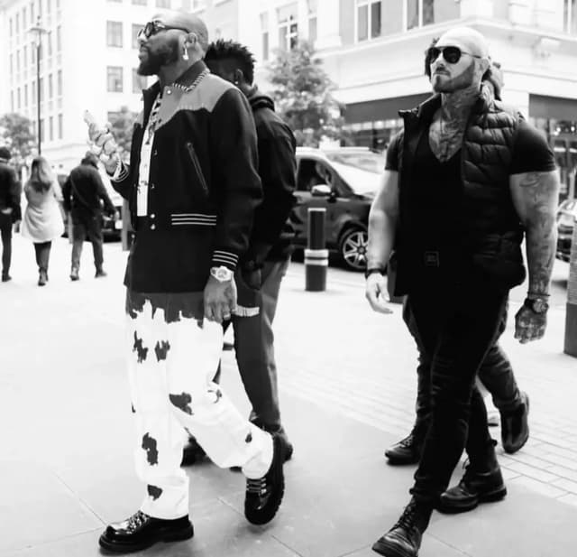 Ricky with Davido