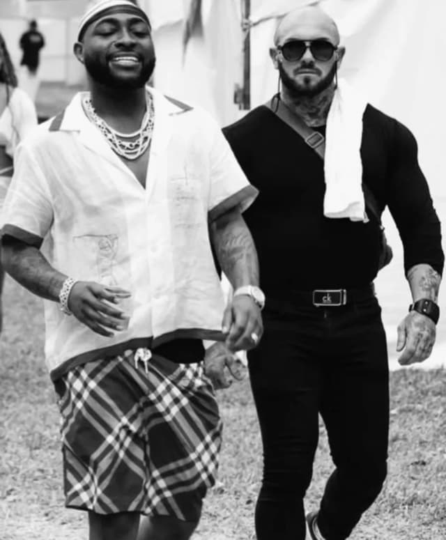 Ricky with Davido
