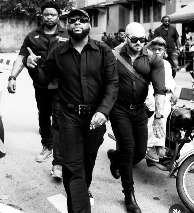 Ricky with Davido